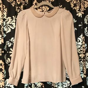 Pearl Bibbed Blouse